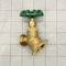 Thrifco Plumbing 3/4 Inch FIP x 3/4 Inch GHT Brass Flanged Threaded Sillcock Val 6415127 - alternate 2